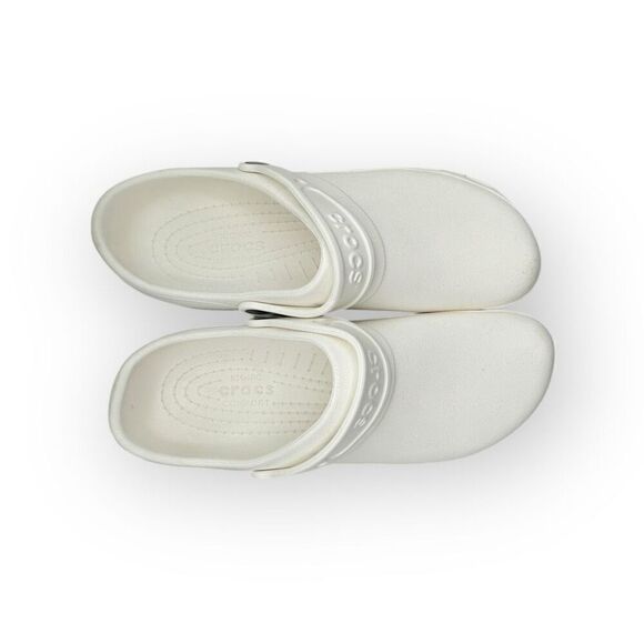 NWOT Crocs Unisex Work Specialist II Vent Clog White Size 13 - Picture 6 of 9